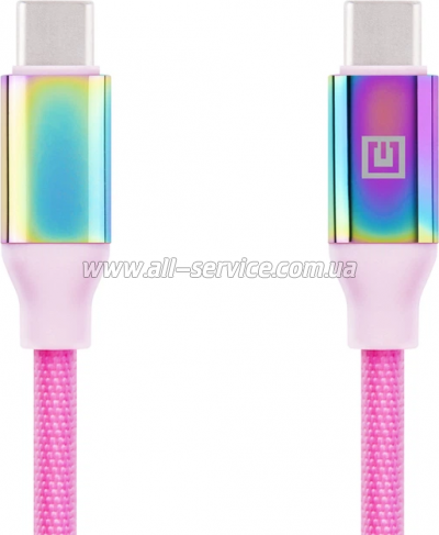 ���� ������ USB-C to USB-C 1.0m Premium Rainbow REAL-EL (EL123500053)