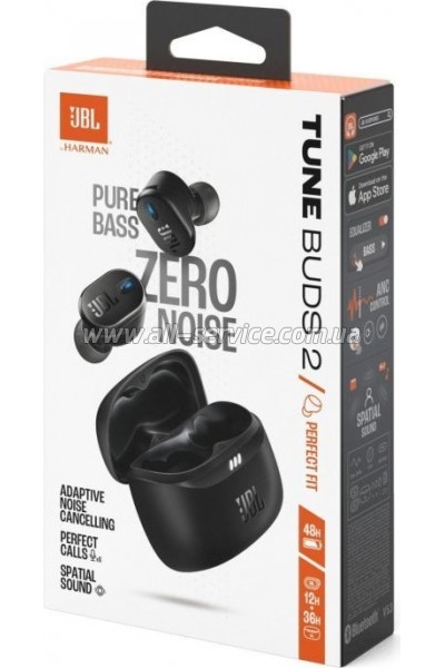  JBL Tune Buds 2 Black (JBLTBUDS2BLK)