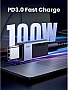 ���� ������ USB-C to USB-C 3.0m 100W L512 gray Ugreen (45065)