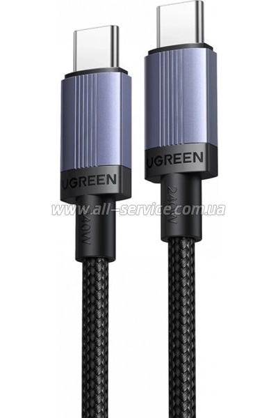 ���� ������ USB-C to USB-C 0.5m 100W 480Mbps black Ugreen (65831)