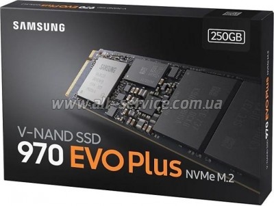 SSD  Samsung 970 EVO Plus 250GB PCIe 3.0x4 M.2 TLC (MZ-V7S250BW)
