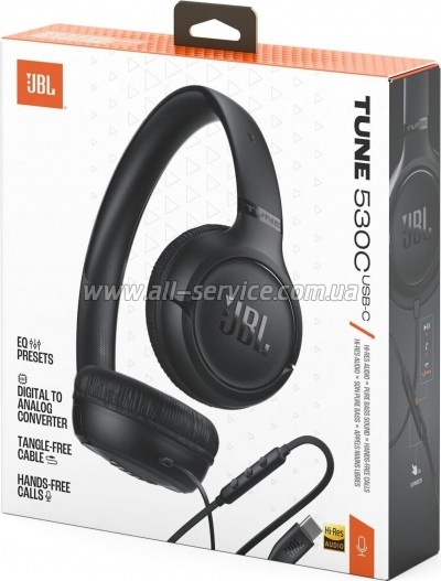 �������� JBL Tune 530C USB-C Black (JBLT530CBLK)