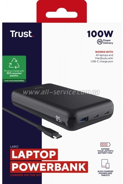 ������� ������������� Trust 20000mAh Laro 100W (25240_TRUST)