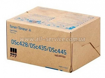- Ricoh DSc428/ DSc435/ DSc445 (TONTYPER2CYN Cyan DT445CYN) (888347)