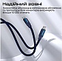���� ������ USB-C to USB-C 1.2m Promate (springy.blue)