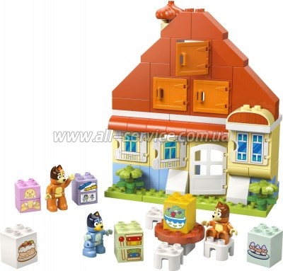 ����������� LEGO DUPLO Bluey �������� ��� ���� � ����� �� ����������� (10459)