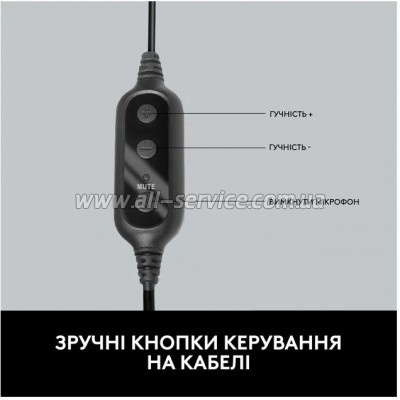  Logitech PC 960 Stereo Headset USB (981-000100)