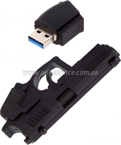 e ColorWay Pistol 32GB 3.0 Black (CW-USBPL32)