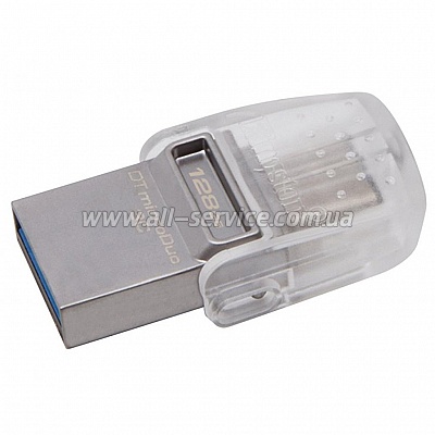  32GB Type-C Kingston DT Micro Metal Silver (DTDUO3C/32GB)