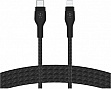 ���� ������ USB-C to Lightning 1.0m braided silicone black Belkin (CAA011BT1MBK)