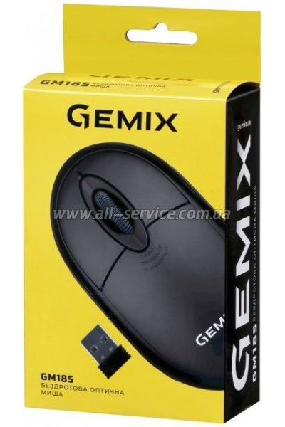  Gemix GM185 Wireless Black (GM185Bk)