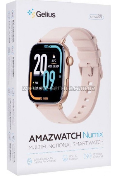 - Gelius Pro GP-SW009 (Amazwatch Numix) Gold (2099900996870)