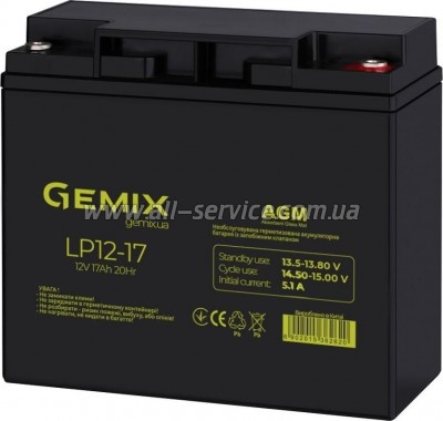 ������� � ��� Gemix LP 12V 17Ah (LP1217)