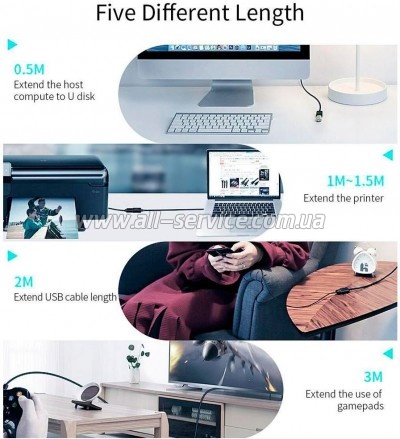 ���� ������ USB 3.0 AM/AF 3.0m Essager (EXCAM-YTD01)