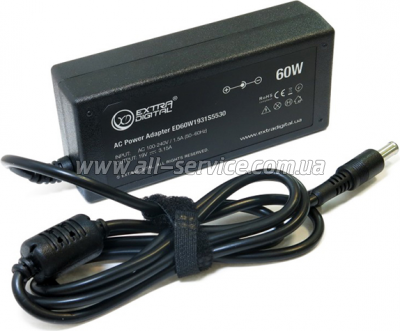 ���� �������� �� �������� Extradigital Samsung 19V, 3.15A, 60W (5.5x3.0) (PSS3812)