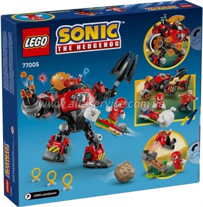 ����������� LEGO Sonic Knuckles vs. Dr. Eggman Egg Crusher Mech (77005)
