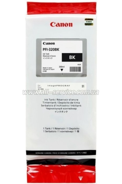  Canon PFI-320 Canon imagePROGRAF TM-200/ TM-300/ TM-305 Black (2890C001)