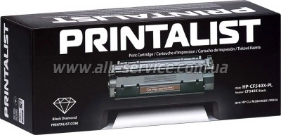  PRINTALIST HP CLJ M280/ M281/ M254  CF540X Black (HP-CF540X-PL)