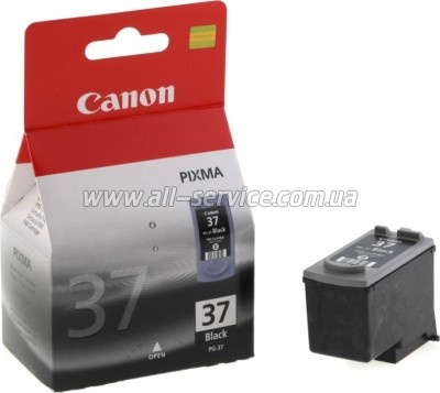  PG-37Bk Canon Pixma iP1800/ iP1900/ iP2600 +   Black (Set37-inkB)
