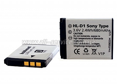 HAHNEL Аккумулятор для фотокамер HL-D1 (Sony NP-BD1) HAHNEL Аккумулятор для фотокамер HL-D1 (Sony NP-BD1)