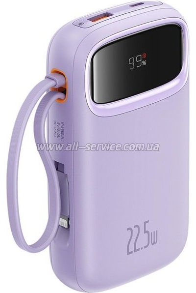 ������� ������������� Baseus Qpow2 20000mAh PD 22.5W Purple (P10055002513-00)