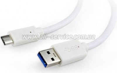 ���� ������ USB 3.0 AM to USB-C 1.8m Cablexpert (CCP-USB3-AMCM-6-W)