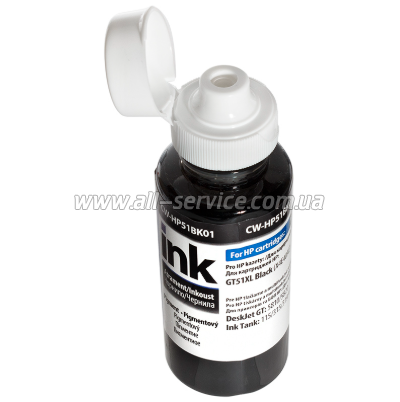  ColorWay HP Ink Tank 115/ 315/ 415 100 Black Pigmented HP51BK (CW-HP51BK01)