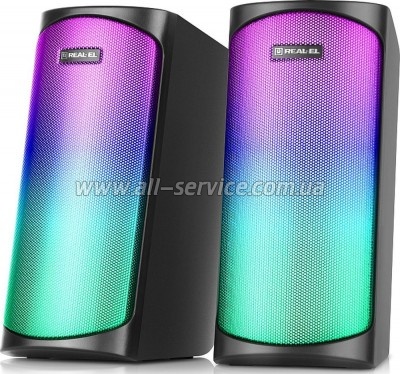   REAL-EL S-135 USB Black (EL121100019)