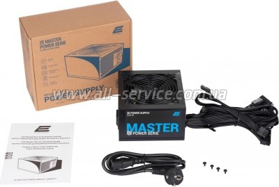   2E MASTER POWER (650W), >80, 80+ White, 120mm, 1xMB 24pin(20+4), 1xCPU 8pin(4+4), 3xMolex, 5xSATA, (2E-MP650-120APFC)