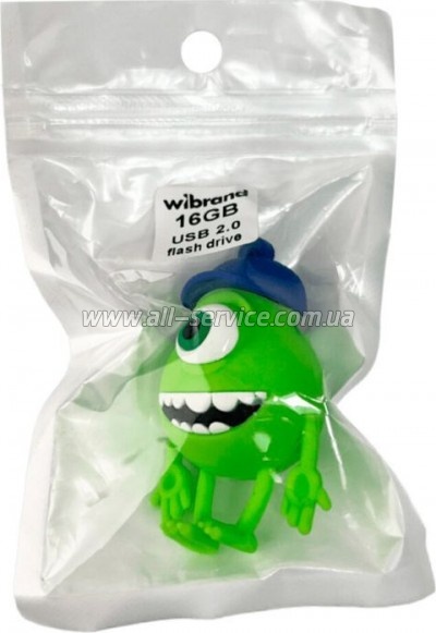  Wibrand 16GB Mike Wazowski Green USB 2.0 (WI2.0/MW16G)