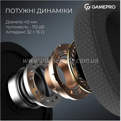 �������� GamePro Asgard Bragi 7.1 RGB Tri-Mod Black (HSW250B)