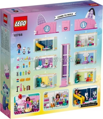 ����������� LEGO Gabby's Dollhouse ��������� ����� ����� 498 ������� (10788)