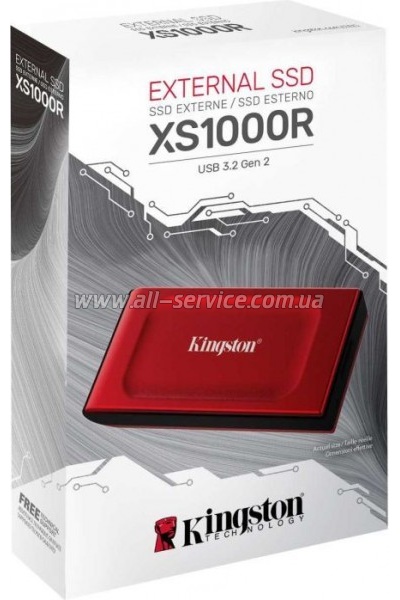  SSD USB-C 1TB Kingston (SXS1000R/1000G)