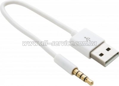 ���� ������ USB 2.0 AM to 3.5mm M 0.15m White Extradigital (KBA1651)