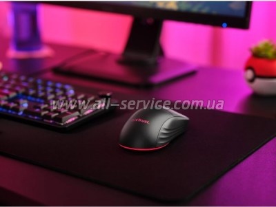  Trust GXT 926 Redex II Wireless/USB-A/USB-C Black (25126)