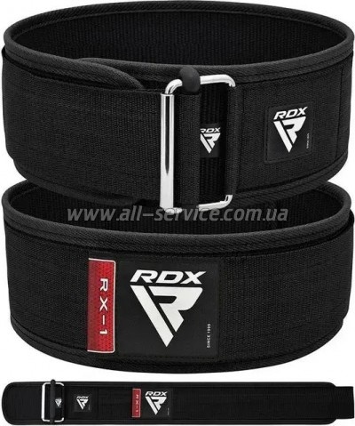   RDX RX1 Weight Lifting Belt Black XL (WBS-RX1B-XL)