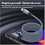 ���� ������ USB-C to USB-C 1.2m Promate (springy.grey)