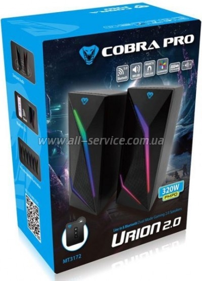  Media-Tech Cobra PRO URION LED Light Black (MT3172)