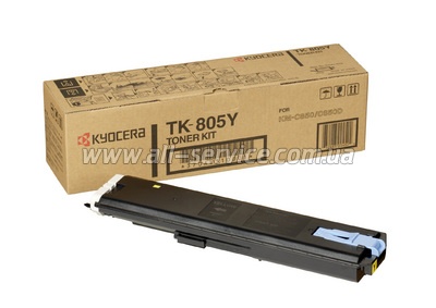 Тонер-картридж OEM Kyocera Mita TK-805Y Тонер-картридж OEM Kyocera Mita TK-805Y
