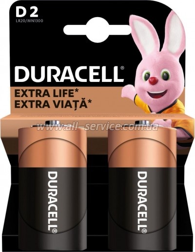 ��������� Duracell D LR20 * 2 (5000394052512 / 81483648)