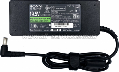 ���� �������� �� �������� Sony 90W 19.5V 4.7A ������ 6.5/4.4 (pin inside) (VGP-AC19V26)