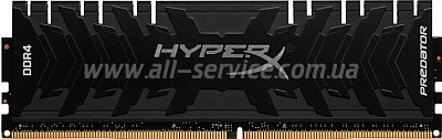  Kingston HyperX Predator DDR4 2666 8GB, XMP, Black (HX426C13PB3/8)