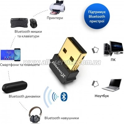 Bluetooth- Grand-X BT50G (BT50G)