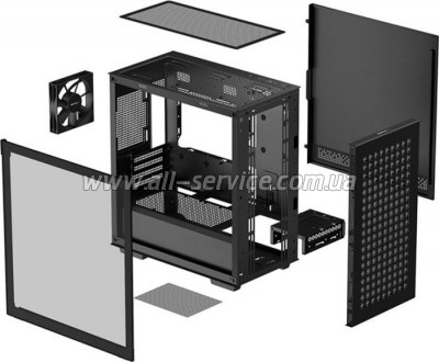  Deepcool CH370 Black (R-CH370-BKNAM1-G-1)
