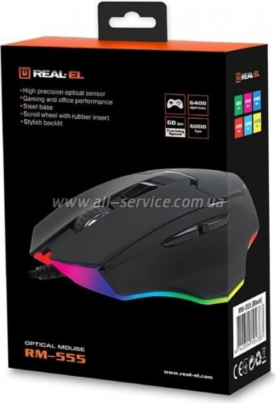  REAL-EL RM-555 USB Black