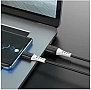 ���� ������ USB 2.0 AM to USB-C 1.0m 3A Black HOCO (6931474768575)