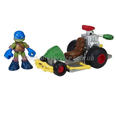 Боевой транспорт TMNT Патрульное багги и фигурка Лео (96701) Боевой транспорт TMNT Патрульное багги и фигурка Лео (96701)