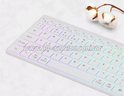  Canyon HKB-W11 Slim Dual Mode Wireless/Bluetooth RGB UA White (CNS-HBTK11W)