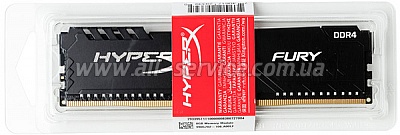  Kingston 16Gb DDR4 2400M Hz HyperX Fury Black HX424C15FB3/16