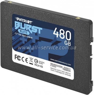 SSD  PATRIOT Burst Elite 480 GB (PBE480GS25SSDR)